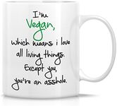 Retreez Funny Mug - I'm a Vegan Mea