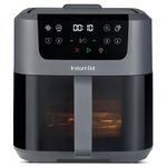 Instant Pot - Vortex Compact Truffle Grey Air Fryer - 5L Basket, Family Size, 4 in 1 - Air Fry, Food Dehydrate, Bake, Reheat, Non-Stick, Easy Clean, Dishwasher Safe, Electric
