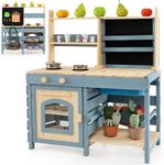 GYMAX Kids Mud Kitchen, Double-Side