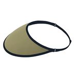 No Headache Velo Broad Brim Visor Hats for Women | Golf and Tennis Visor |Travel Sun Visor Olive Khaki