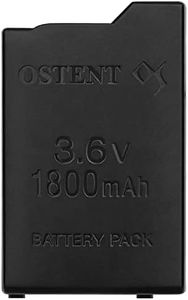 OSTENT High Capacity Quality Real 1800mAh 3.6V Lithium Ion Rechargeable Battery Pack Replacement for Sony PSP 1000 PSP-110 Console