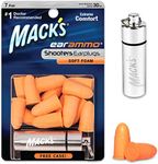 Mack's Shooters Ear Ammo (7-Pair) Earplugs with Free Travel Case