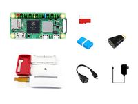 Waveshare Package B Compatible with Raspberry Pi Zero 2 WHC Bundle with Raspberry Pi Zero Case Power Supply 5V/3A Micro Card 16GB Card Reader and So On (8 Items) with Pre-Solder Color Coded Pinheader