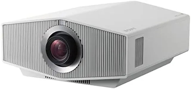 Sony VPL-XW6000ES 4K HDR Laser Home Theater Projector with Native 4K SXRD Panel, White