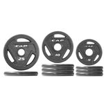 CAP Barbell 110 lbs 2-Inch Olympic Cast Iron Plate Weight Set