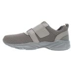 Propet Mens Stability X Strap Walking Walking Sneakers Shoes - Grey, Stone/Black, 9 Wide