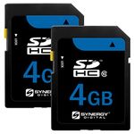 Synergy Digital 4 GB Memory Card, Compatible with Panasonic Lumix DMC-FZ18 Digital Camera Memory Card 2 x 4GB Secure Digital High Capacity (SDHC) Memory Cards (1 Twin Pack)