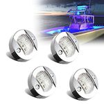 UCINNOVATE 4x Marine Boat LED Lights, 12V Waterproof Navigation Boat lights with, Boat Stern Light, Courtesy Lights, Boat Interior Lights, Boat Transom Light for Yacht, Pontoon Boat, Sailboat, Kayak