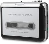 Portable Cassette Player Recorder Converter, Cassette Tape to MP3 Converter Convert Tapes to Digital Files Via USB