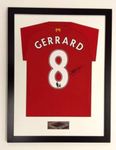 frame for shirt *FREE PERSONALISED PLAQUE* football cricket rugby t-shirt BLACK FRAME - WHITE Mount