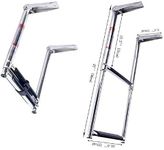 Amarine-made Stainless Steel Telescoping Boat Ladder, 2 Step