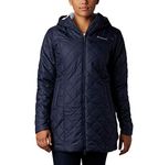 Columbia Women's Copper Crest Long Jacket, Dark Nocturnal, 2X Plus