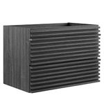 Modway Render 30" Wall-Mount Bathroom Vanity in Charcoal - Sink Basin Not Included