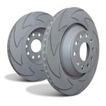 EBC Brakes VEE Slot Sport Rotor Kit, BSD1772