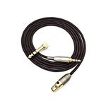 KetDirect Replacement Cable for AKG Q701 / K240 / K240S / K240MK II / K702 / K271s / K141 / K171 / K181 / K271 MKII/Pioneer HDJ-200 Headphones Audio Upgrade HiFi 4.9ft