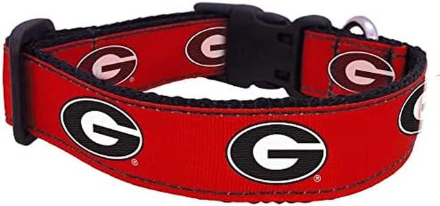 NCAA Georgia Bulldogs Dog Collar (Team Color, Medium)