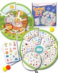 Intelliskills Premium 2-in-1 Activity Spy Toy Detective Board Game for Boys, Girls with Flashcards, 53 Pcs Pegs & Jungle Animals Puzzle|Educational Brain Game for Kids of 3+ Yrs|Best Gift for Children