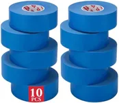 Fyguard Blue Painters Tape 1 Inch Wide, 10 Pack Blue Painters Masking Tape Bulk for Wall Painting Edges Trimming, 1 Inch X 55 Yards X 10 Rolls(550Yards Tatol)