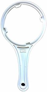 WFD, HWR-20 Full Circle Wrench for Water Filter Replacement of Standard Size Housings, White Color