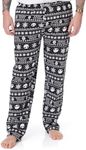 Disney Nightmare Before Christmas Lounge Pants Jack Skellington Mens Pyjama Bottoms Small Black