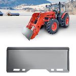 Sulythw 5/16" Quick Attach Plate Heavy Duty, Universal Skid Steer Mount Plate Attachment Loader Compatible with Kubota, Bobcat Skid Steers and Tractors