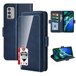 Pemuyak Leather Case For Nokia G42 with HD Tempered Glass Screen, Wallet Case with [Kickstand] [Card Slots] [Magnetic Closure] Shockproof Flip Cover Case For Nokia G42 5g Blue