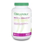 Organika Biocell Collagen- Type 2 Collagen, Hyaluronic Acid, Chondroitin Sulfate, Joint Support- 180caps