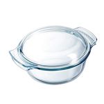 Pyrex 118A000 Glass Round Casserole, 5.1 Liter