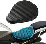 EVPARTY Universal Motorcycle TPE Gel Seat Cushion, Large 3D Honeycomb Structure Breathable & Shock Absorption Seat Pad for Long Rides