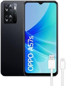 OPPO A57s - Smartphone Libre, 4GB+128GB, Cámara 50+2+8MP, Android, Batería 5000mAh, Carga Rápida 33W - Negro