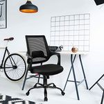 ROSE® Mono Mesh Mid-Back Ergonomic Office Chair | Study Chair | Revolving Chair | Computer Chair | Work from Home (Black)