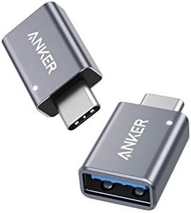 Anker USB C Adapter (2 Pack),High-Speed Data Transfer, USB-C to USB 3.0 Female Adapter for MacBook Pro 2020, iPad Pro 2020, Samsung Notebook 9, Dell XPS and More Type C Devices