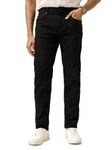 The Pant Project Mid Rise Slim Fit Stretchable Jeans For Men | Black Mens Denim Cotton Pants | Stylish Ankle Length Jean, 42