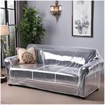 Evelots Clear Couch Cover - Thick H