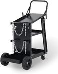 TackView 3-Tier Welding Cart with 270 LB Capacity, Perfect for MIG/TIG Welders and Plasma Cutters
