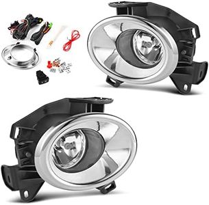 AUTOSAVER88 Fog Lights Compatible with Pathfinder 13-16 2013 2014 2015 2016 Fog Light Replacement (Clear Lens with Bulbs & Wiring Harness)