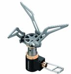 Fire-Maple FMS-300T Ultralight Titanium Backpacking Camping Gas Stove | 2600W Pocket Backpacking Cooking Folding Burner | Outdoor Trekking Hiking Fishing (Black)