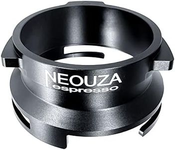 NEOUZA Portafiltre à trois oreilles sans fond pour machine à café expresso Calphalon Temp IQ Barsetto Sage Barista Max en acier inoxydable (anneau de dosage) 58 mm