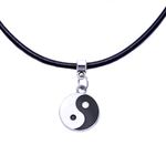 JewelleryJoy Yin Yang Tao Necklace Waxed Cord Pendant Gift Necklace for Women