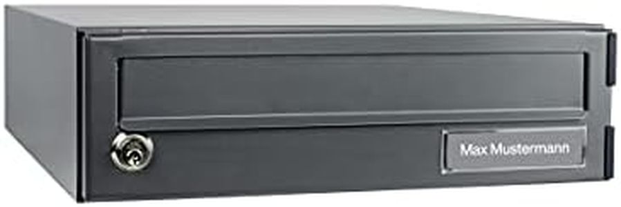 Burg Wächter Paketbox eBoxx für draußen, für alle gängigen Paketdienste, Witterungsbeständig, verzinkter Stahl, 20 l Volumen, A 625 ANT, Anthrazit (ähnlich RAL 7016), 41970