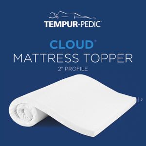 Tempur-Cloud 2-Inch Queen Mattress Topper – Pressure-Relieving Foam
