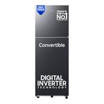 Samsung 236 L, 3 Star, Convertible, Digital Inverter Frost Free Double Door Refrigerator (RT40H28U3FHL, Black DOI, 2026 Model)