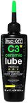 Muc-Off C3 Dry Chain Lube, 120ml - Ceramic Bike Lube, Bike Chain Oil, Chain Wax for Wet Weather Conditions - Bike Lubricant and Bicycle Chain Oil, 0.120 Litres