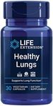 Life Extension Healthy Lungs – Lung Support Supplement - Helps Maintain Lung & Breathing Health with Boswellia, Bael, Saffron, Andrographolide - Gluten-Free, Once Daily - 30 Vegetarian Capsules