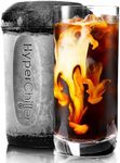 HyperChiller HC3 Patented Iced Coffee/Beverage Cooler, New, Improved,Stronger and More Durable! Ready in One Minute, Reusable for Iced Tea, Wine, Spirits, Alcohol, Juice, 12.5 Oz, Black