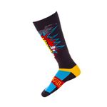 O'NEAL | Mountainbike-Socks | Motocross MTB Downhill ride | Sweat absorbing, reinforced heel and sole area | Pro MX BRAAAP | Unisex | Adult | Black Multi | One Size