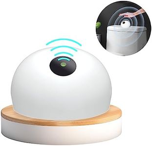 Touchless Toilet Flusher,Infrared Sensor Automatic Toilet Flusher With Two Flush Modes Design, USB Rechargeable for Home and Public Use(White)