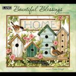 LANG Bountiful Blessings 2025 13.4 x 24 Inch Monthly Deluxe Wall Calendar | Envelope |