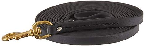 Ray Allen Mfg Signature K9 Biothane Long Line, 15-Feet x 5/8-Inch, Black