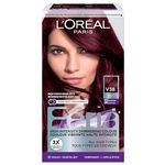 L’Oréal Paris Feria Multi-Faceted Shimmering Permanent Hair Color, V38 Intense Deep Violet, Long Lasting Hair Dye with Bonding Complex Conditioner and Color Booster - 1 kit (Packaging May Vary)